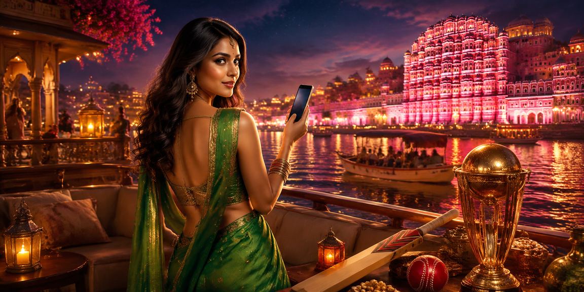 Young woman registering on mobile in India